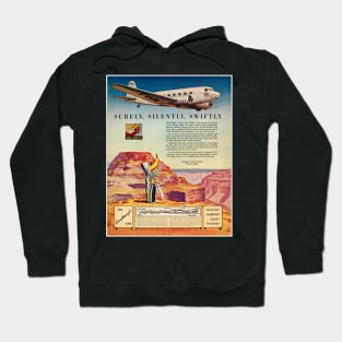 The Lindbergh Line USA Vintage Poster 1935 Hoodie